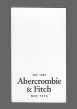 Carte  publicitaire   - advertising card  -  Abercrombie