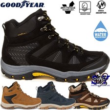 Botas de trabajo Goodyear Teton para hombre al aire libre senderismo zapato de seguridad medio ancho nuevas
