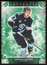 2024-25 Upper Deck Artifacts Emerald #40 Yanni Gourde /149 Seattle Kraken