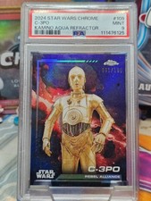 2024 Topps Chrome Star Wars C-3PO #109 Aqua /199