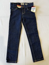 OshKosh B'gosh Boy's Size 5 Skinny Adjustable Waist Jeans Dark Wash NWT