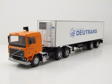 Volvo F12 Sattelzug Deutrans 1980 orange Mode...