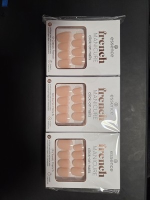 (8×3er) Essence French Manicure Click-on Nails Babyboomer Style OVP NEU