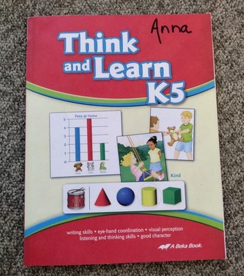 Abeka Think And Learn K5 (Read Description)