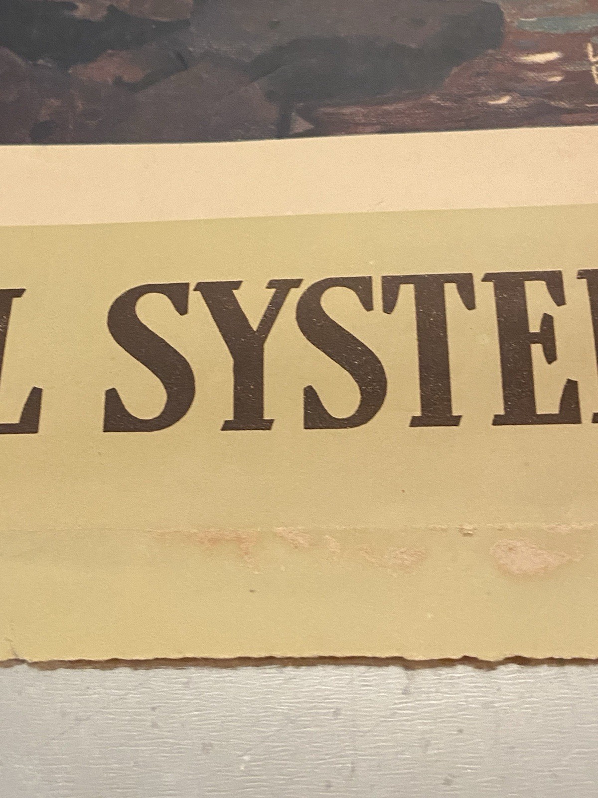 NEW YORK CENTRAL SYSTEM RAILROAD TRAIN CALENDAR TWILIGHT ON THE HUDSON RIVER VTG