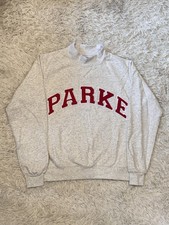 Parke Mockneck Sweatshirt Valentines Crimson S/M Rare