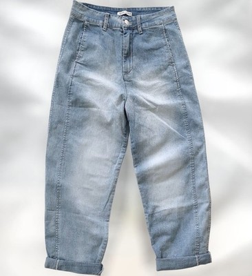 Place du Jour Vintage Jeans Ballon Barrel hell verwaschen M/38