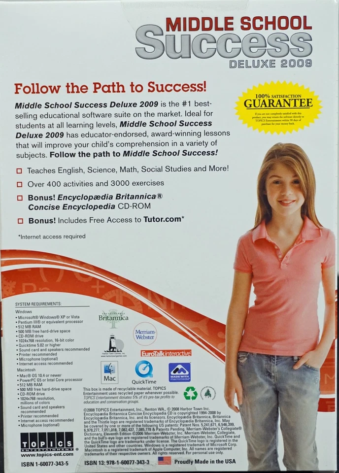 Middle School (Jr High) HomeSchool Activities & Exercises (33 Subjects) 2009 - Image 3 of 3