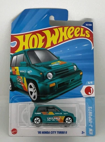 Hot Wheels 2025 Estuche F '85 HONDA CITY TURBO II RTH Treasure HUNT TARJETA LARGA - Imagen 1 de 9