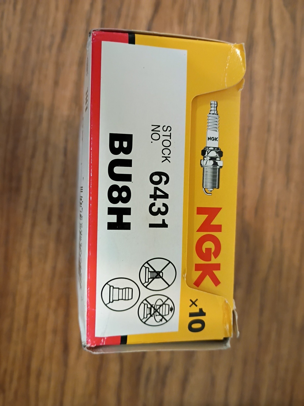 10-pack NGK Surface Gap SPARK PLUGS BU8H 6431