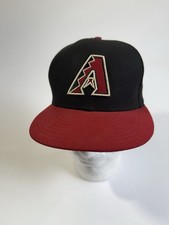Arizona Diamondbacks New Era 59Fifty Hat Cap Size 7 Black Red