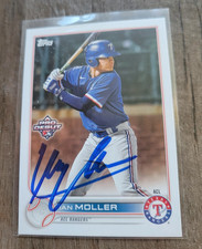 Ian Moller Signed 2022 Topps Pro Debut Baseball Card #PD-5 Rangers