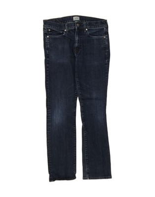 J. CREW Herren Slim Jeans W31 L32 dunkelblau Baumwolle BP09