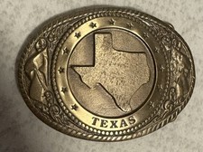 Vintage State of Texas Belt Buckle