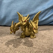 Miniature Godzilla 2” Chibi KING GHIDORAH  Toho 2013 Mini Figure