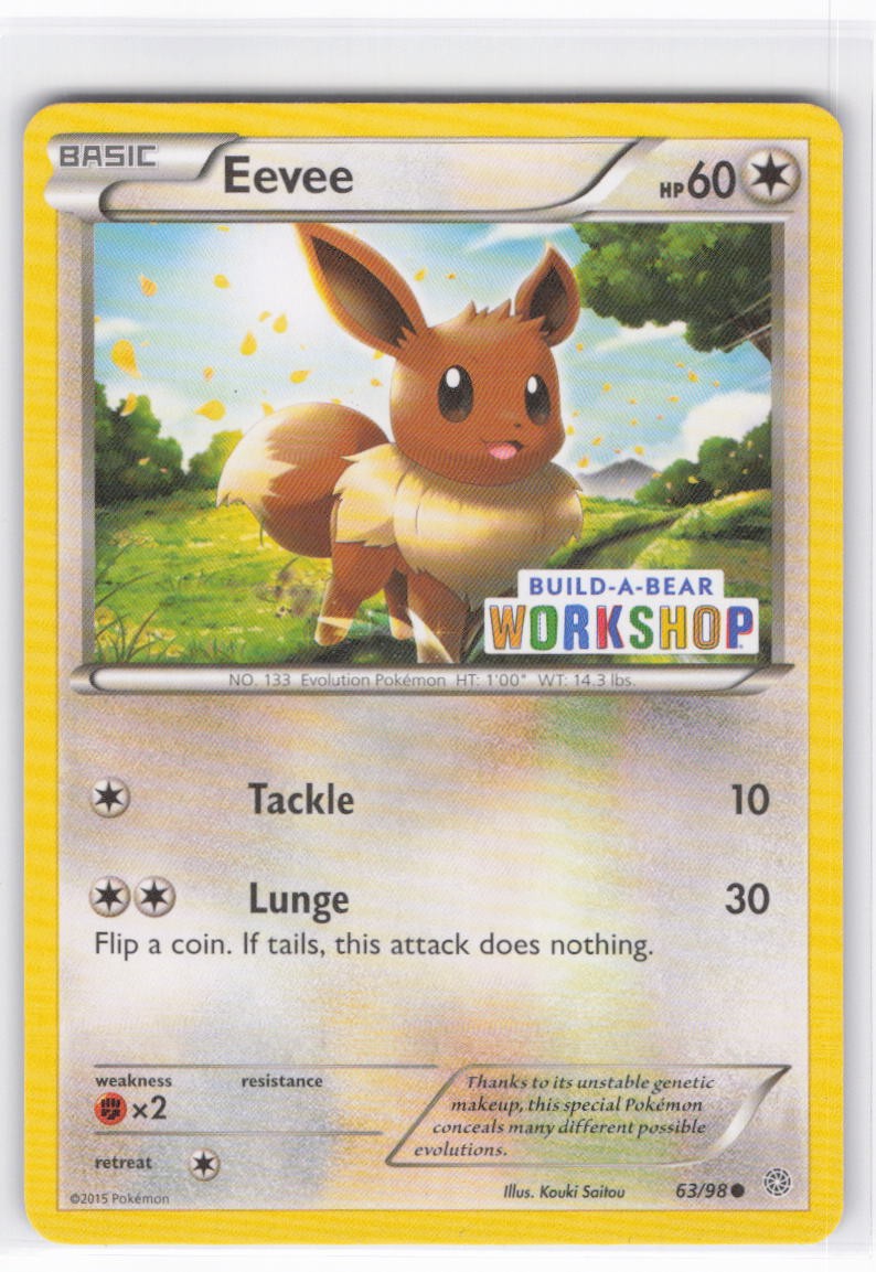 Eevee - 63/98 (Build-A-Bear Workshop Exclusive) Promo 063/098 NM