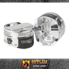 DIAMOND TURBO DISH TOP FORGED 87.0MM -10.4CC PISTON SET FITS TOYOTA - D37005-6