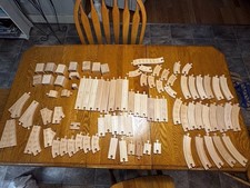 Lot of 85 Brio Thomas The Train Wooden Track Pieces Sections