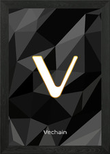 vechain Framed Wall Art Poster Canvas Print Picture