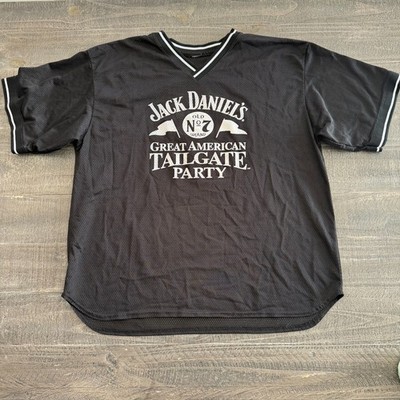 JACK DANIELS #7 Great American Tailgate Party Mesh Jersey Shirt Sz XL - Read VGC