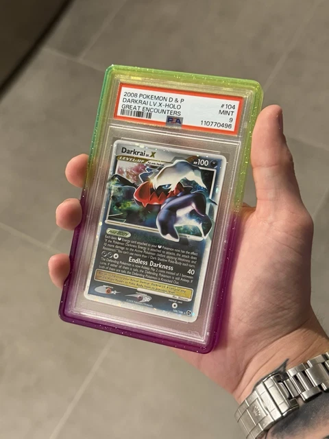 2008 Pokemon TCG Great Encounters Darkrai LV.X Holo Ultra Rare 104/106