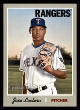 2019 Topps Heritage #290 Jose Leclerc Texas Rangers