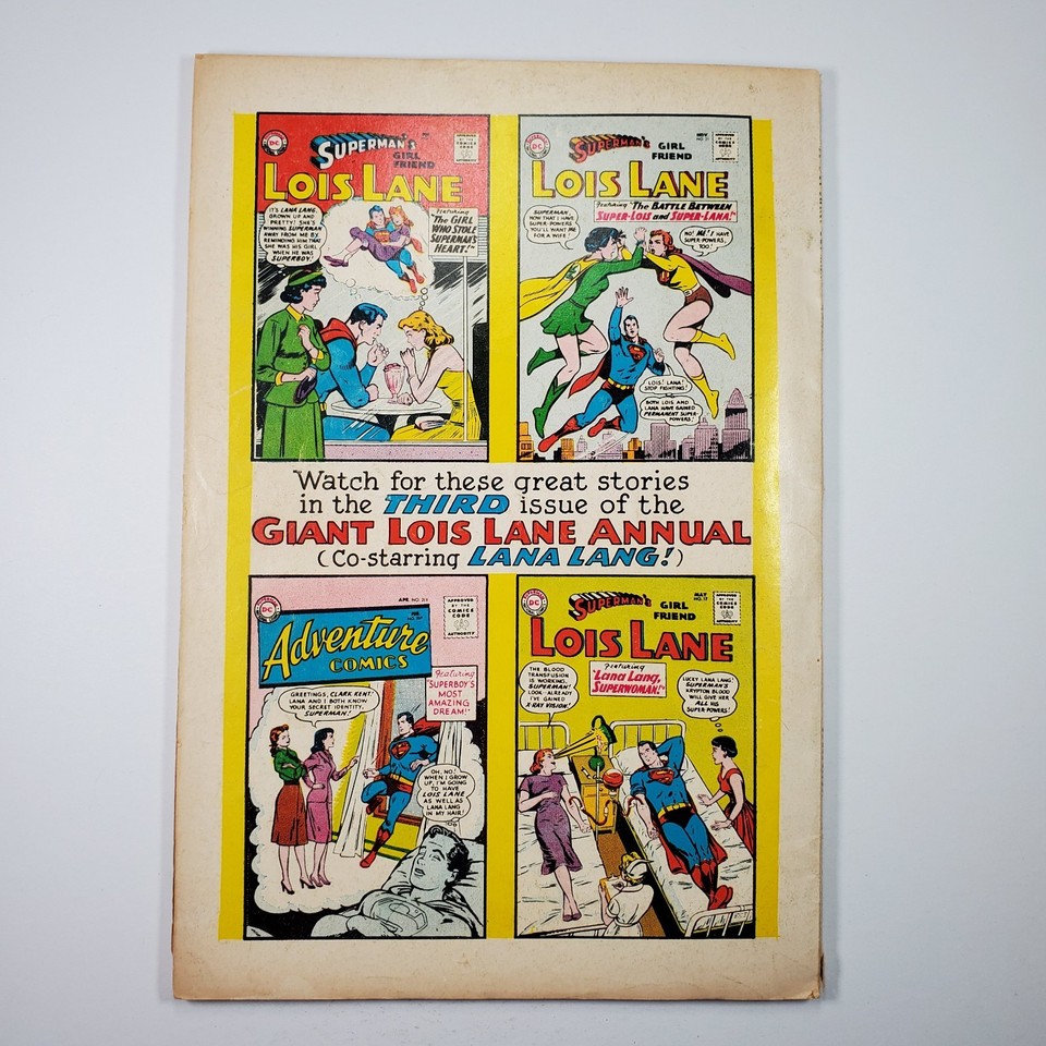 DC Comics Superman Annual #1 VG 1964 Silver Age Key Issue 80 Page Giant ...