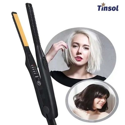 Haarglätter & Lockenstab 2 in 1 Keramik Glätteisen Bart Haarstyler