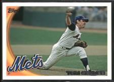Tom Seaver 2010 Topps Legend Image Variation Card SP Rare #377 New York Mets
