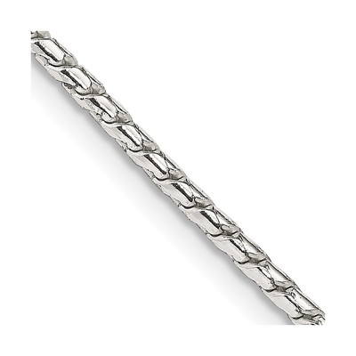 Sterling Silber 1,75 mm Runde Franco Kette Halskette 22'' 9,48 gm