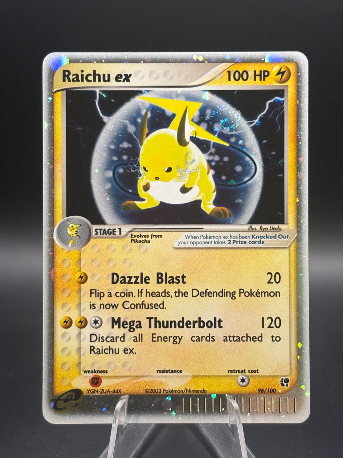 Raichu ex 98/100 Sandstorm Holo NM 2003 Pokemon