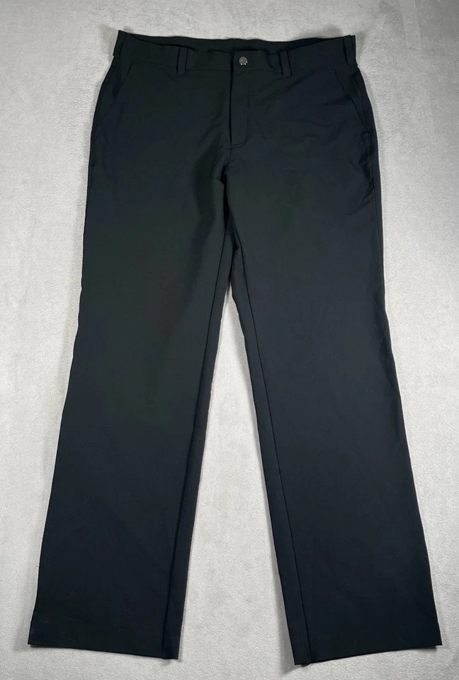 Pantalones de golf Nike Tiger Woods Ultralite para hombre 35x32 negros chinos elásticos 540226-010 Foto 2 de 4