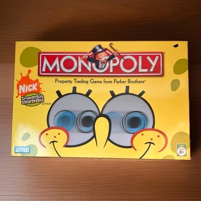 Monopoly Spongebob SquarePants Board Game 100% Complete Hasbro 2005 Collectors