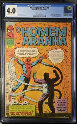 Amazing Spider-Man #3 4.0 CGC Brazillian Edition EBAL 1 of 6 graded 1st Doc Ock