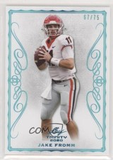 2020 Leaf Trinity Platinum 67/75 Jake Fromm #09 y0i