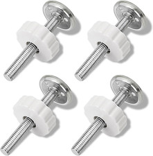 Baby Gate Threaded Spindle Rods 4 Pack, M10 10Mm Extra Long Extender Replaceme