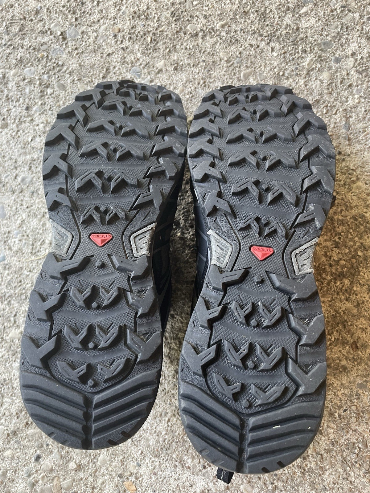 Salomon X Ultra 3 GTX Hiking Shoes Mens 12.5 Gray Sneakers Gore Tex Waterproof image 8
