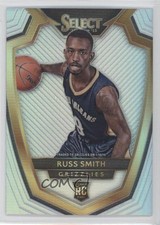 2014-15 Panini Select Premier Level Silver Prizm Russ Smith #195 0f8