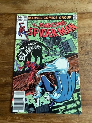Amazing Spider-Man #226 Marvel Comics 1982 Black Cat App Newsstand 