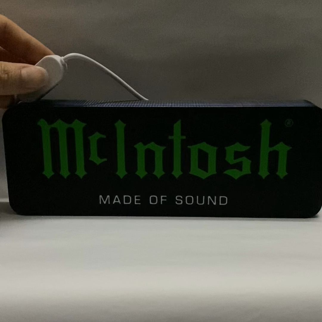 McIntosh 3D Printed Light Box Audio Theme Light-Up USB LED Lamp