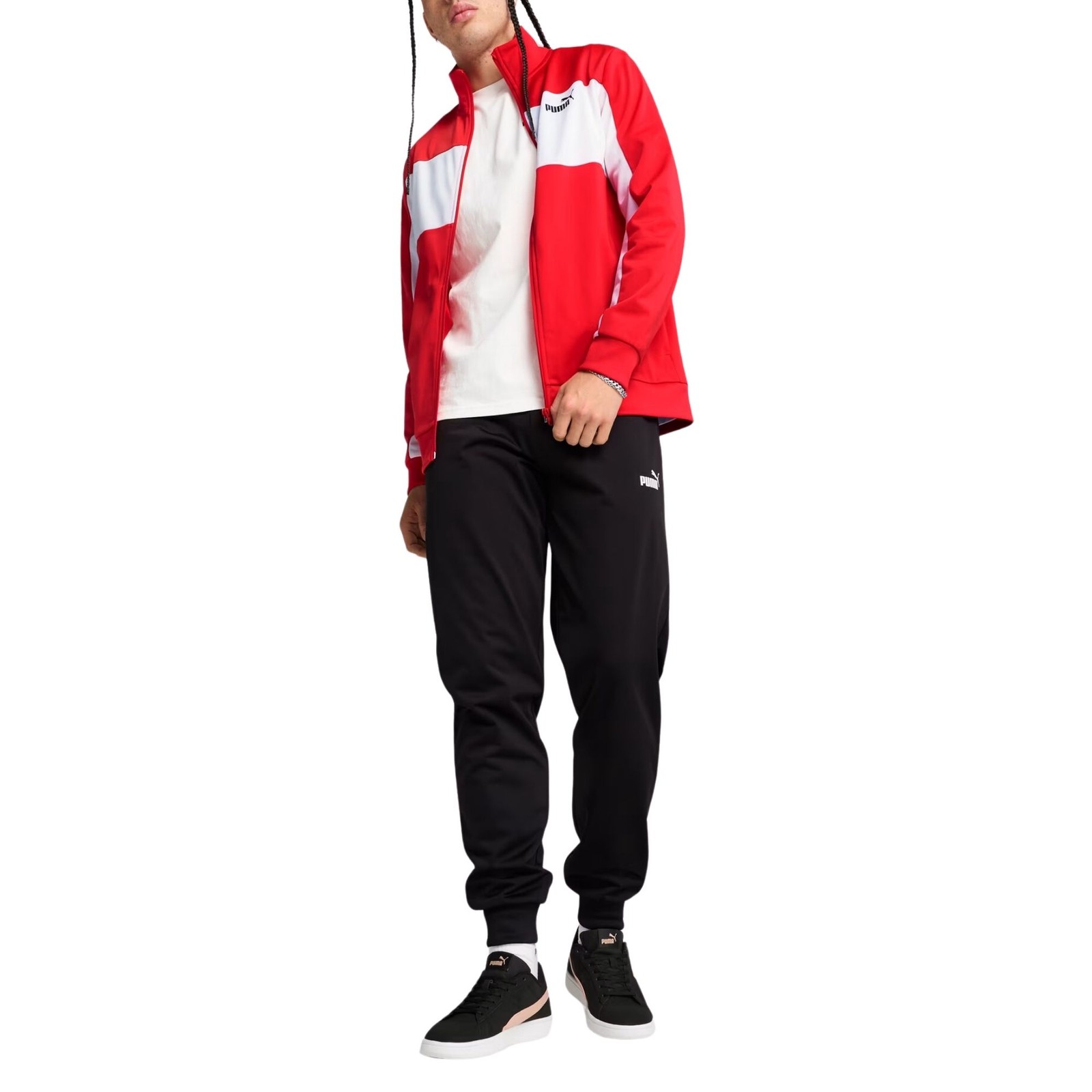 Ткань Puma Herren Anzug из ацетата с полимерным цветным блоком Rot Gre M Код 687304-11 11690₽