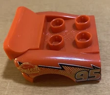 Mega Bloks Disney Cars Lightning McQueen Back Car Piece Replacement Block Brick