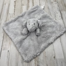 Kellytoy Gray Elephant Security Blanket K Luxe Grey Plush Baby Lovey Rattle Toy