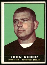 John Reger 1961 Topps #110 - Pittsburgh Steelers