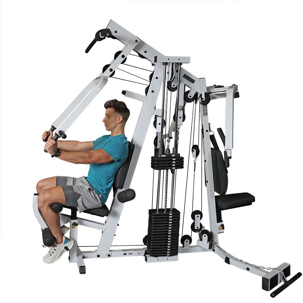 Body-Solid Multi-Station, Single Weight Stack Home Gym Machine, Arm & Leg Streng