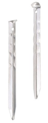 Easy Camp Zeltheringe U-Steel Peg Ripple   10 Stück 24 cm   Stahl Zeltheringe