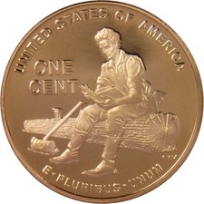 2009 S Lincoln Bicentennial Cent Formative Years Proof Bronze Penny 1c Coin