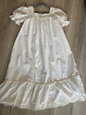Victorian Morning Lg Cottagecore Lace trim Nightgown/dress Flowy 100 cotton
