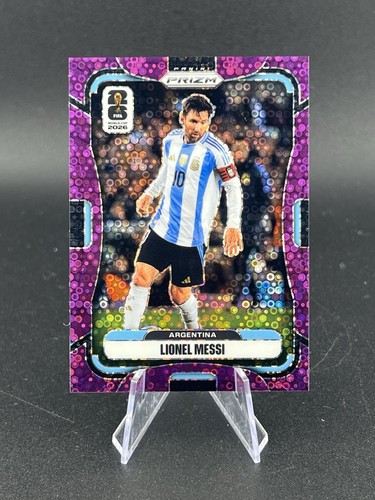  2026 Prizm World Cup Lionel Messi #10 Argentina Purple Disco Prizm /355