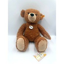 Steiff Happy Teddy Bear 40 Light Brown Plush Button in Ear 012617 16 Inch